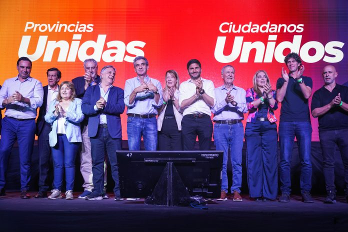 Con cierres de campaña simultáneos, Provincias Unidas se presentó como alternativa a Milei y al kirchnerismo