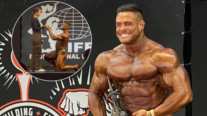 Conmoción en Brasil por la muerte a los 31 años de Kadu Santos, el fisicoculturista que protagonizó un emotivo momento con su novia en un torneo