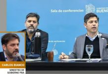 Carlos Bianco acusó al gobierno nacional de “discriminación política” y denunció el bloqueo de fondos para la provincia de Buenos Aires