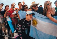 Colapinto mostró la pista de Interlagos en el simulador de Alpine y habló de los fanáticos argentinos que viajarán a Brasil