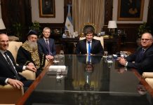 Javier Milei recibió al gran rabino sefaradí de Israel, David Yosef