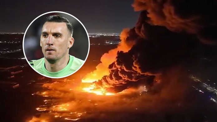 La casa de Franco Armani fue afectada por la explosión tras el incendio en el Polígono Industrial de Ezeiza