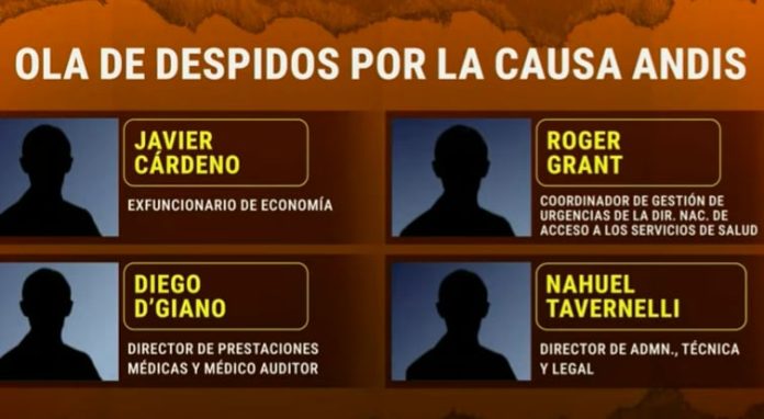 Suman once los funcionarios desplazados por escándalo de coimas en ANDIS