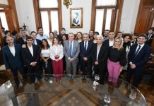 Jaldo anunció el monobloque Independencia en el Senado con Beatriz Ávila