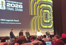 Así se prepara el Centro Kennedy para el sorteo del Mundial: alfombra roja, paneles de leyendas y decenas de periodistas