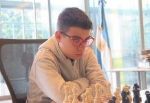 Diego Flores le puso fin al sueño de Faustino Oro y se aseguró el primer puesto del Campeonato Argentino de Ajedrez