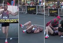 El golpe de calor que sufrió el ganador de la carrera San Silvestre tras cruzar la meta: “Venía un poco mareado”