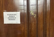 Gritos, forcejeos y polémica con una senadora kirchnerista que denunció que le bloquearon el acceso a su despacho