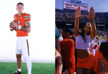 La explosiva relación entre una promesa del fútbol americano y una estrella del cine erótico que encendió el debate