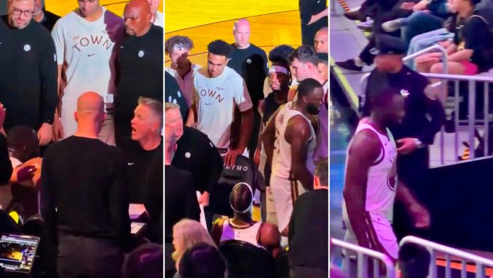 Nuevo escándalo de Draymond Green en la NBA: tuvo una acalorada discusión con su entrenador y se fue al vestuario en medio del partido