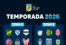 Se definieron las zonas del Torneo Apertura y Clausura 2026