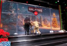 Shaq O’Neal se estrelló contra un panel de TV y protagonizó el momento más viral de la Navidad: “Lo traspasó como si fuera de papel”