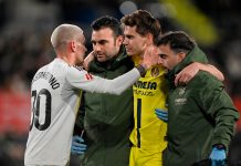 Alarma en la selección argentina por la nueva lesión que sufrió de Juan Foyth en Villarreal-Real Madrid: el gesto de Mastantuono