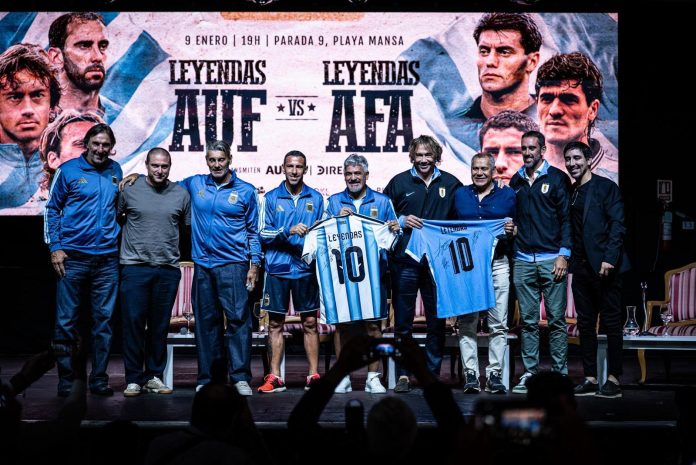 De la volea de Maxi Rodríguez al penal atajado por Goycochea: las perlitas del partido de leyendas entre Argentina y Uruguay