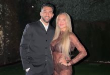 El álbum de fotos de la celebración de fin de año del futbolista Nico González y su flamante novia en Madrid