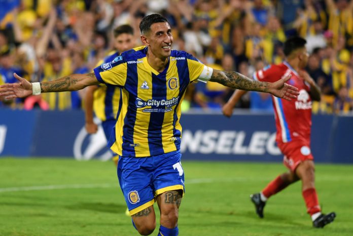 El gol de penal de Ángel Di María que no alcanzó para el triunfo de Rosario Central en el debut en el Apertura