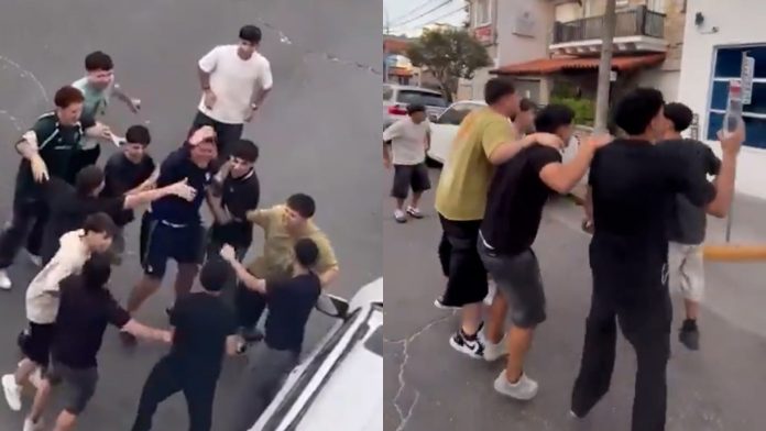 El video viral entre un integrante del cuerpo técnico de Quilmes y un grupo de hinchas que volvían de bailar
