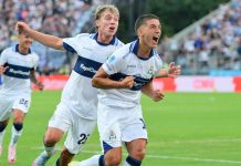 “Extraordinario”: el golazo olímpico que convirtió el hijo de Guillermo Barros Schelotto para Gimnasia ante Racing