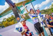La ciclista ucraniana Yuliia Biriukova gana el Grand Prix Circuito Urbano en San Salvador