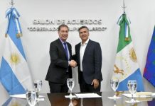 Santilli consiguió en Chaco promesas de apoyo a la reforma laboral