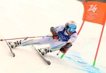 El gran debut de Tiziano Gravier en los Juegos Olímpicos de Invierno y la emoción de su madre Valeria Mazza en la tribuna