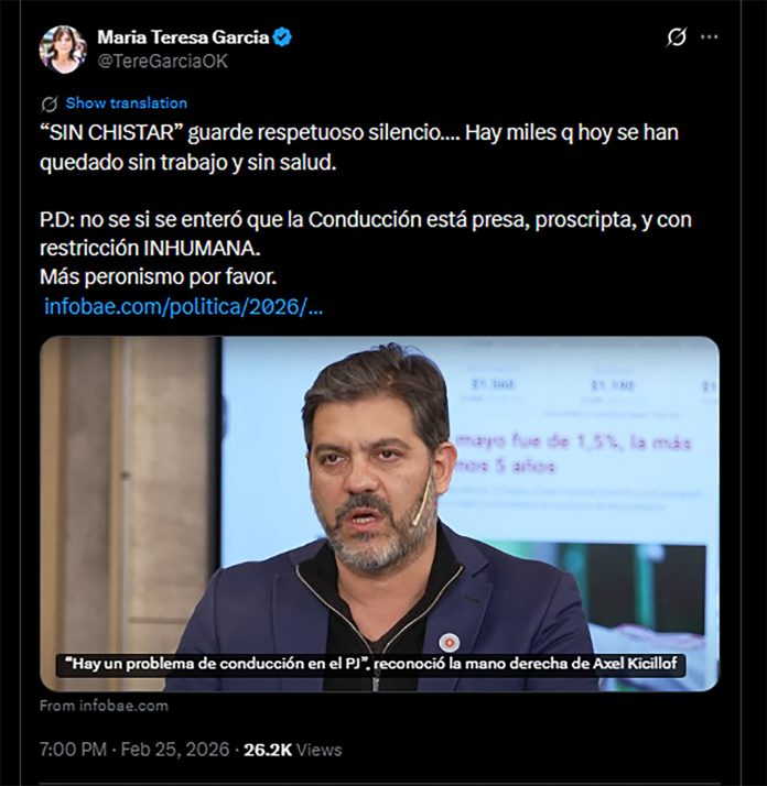 El kirchnerismo cruzó a Carlos Bianco tras sus quejas sobre la falta de liderazgo en el PJ: “Guarde respetuoso silencio”