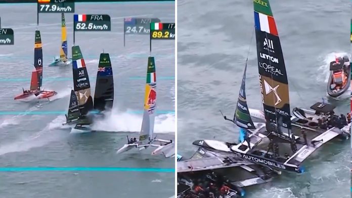 El video del “aterrador” choque entre dos embarcaciones a casi 80km/h en plena competencia: dos tripulantes fueron hospitalizados