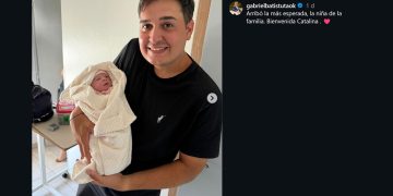 Gabriel Batistuta festejó la llegada de su segunda nieta a los 57 años: las fotos y su emotivo mensaje
