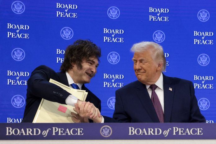 Javier Milei volverá esta semana a EEUU para reunirse con Donald Trump en la primera cumbre del Board of Peace