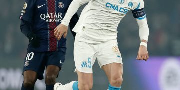 La polémica frase de Ousmane Dembélé contra el argentino Leonardo Balerdi en la goleada del PSG por el clásico de la Ligue 1