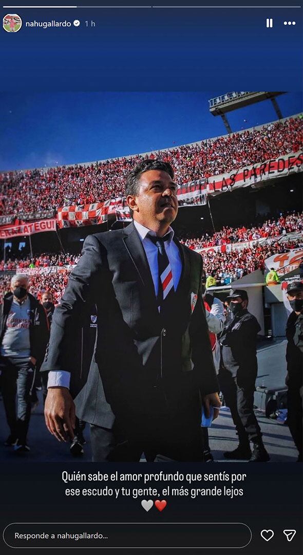 Los emotivos mensajes de los hijos de Marcelo Gallardo tras el anuncio de su salida de River Plate: “El más grande, lejos”