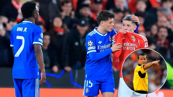 Los polémicos dichos contra Vinícius de un experimentado árbitro español tras la acusación de racismo a Prestianni