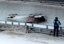 Preocupante accidente de un equipo de Bobsleigh en los Juegos Olímpicos de Invierno: vuelco a 117 km/H y 15 minutos de tensión