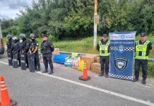 Tapia: secuestran 70 bultos de mercadería ilegal en un control vial Tapia