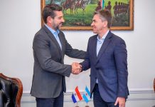 Chaco: el gobernador Leandro Zdero acordó con el vicepresidente de Paraguay el emplazamiento de un nuevo puente internacional