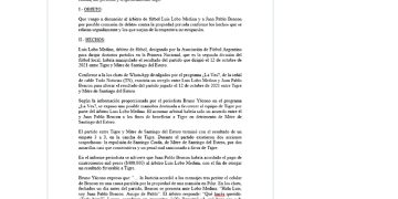 Denunciaron penalmente al árbitro Luis Lobo Medina, acusado de arreglar partidos
