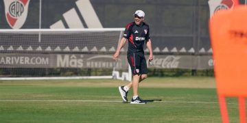 El plan del Chacho Coudet de cara al debut oficial como DT de River Plate ante Huracán