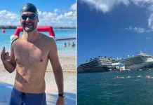 Emigró en la crisis de 2001, se recibió de abogado y logró una travesía inédita a nado en Puerto Rico