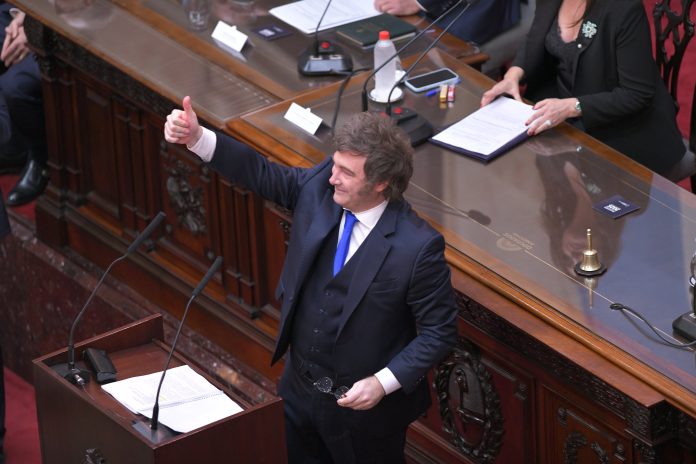 Fuerte discurso de Milei contra el kirchnerismo en el Congreso: “Cristina va a seguir a presa”