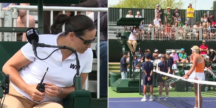 Insólito: un partido en Indian Wells estuvo demorado casi 10 minutos porque no había pelotas