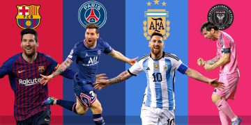 Los 900 goles de Messi: la infografía que detalla cada una de las anotaciones en sus equipos y con qué parte del cuerpo convirtió