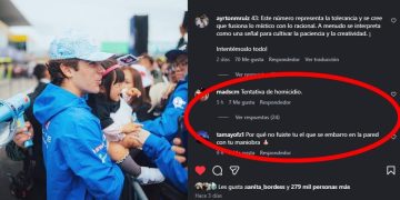 Los mensajes hostiles que recibió Colapinto por el accidente de Bearman en el Gran Premio de Japón