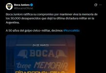 “Nunca más”: los mensajes en el fútbol argentino a 50 años del golpe de Estado y los videos especiales de cinco clubes