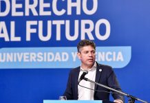 Axel Kicillof le puso tono de lanzamiento a su acto en CABA: “A Milei le quedan menos de dos años”