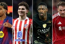 Con Julián Álvarez de titular, Atlético de Madrid empata contra Barcelona por la ida de los cuartos de la Champions League: la agenda completa