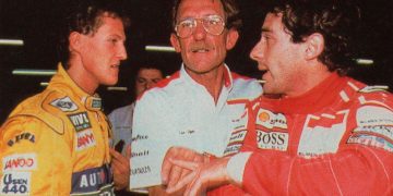 El día que Ayrton Senna hizo enojar a Michael Schumacher en el GP de Brasil 1993