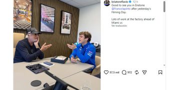 El mensaje de respaldo de Flavio Briatore a Franco Colapinto luego de la prueba especial que realizó a bordo del Alpine