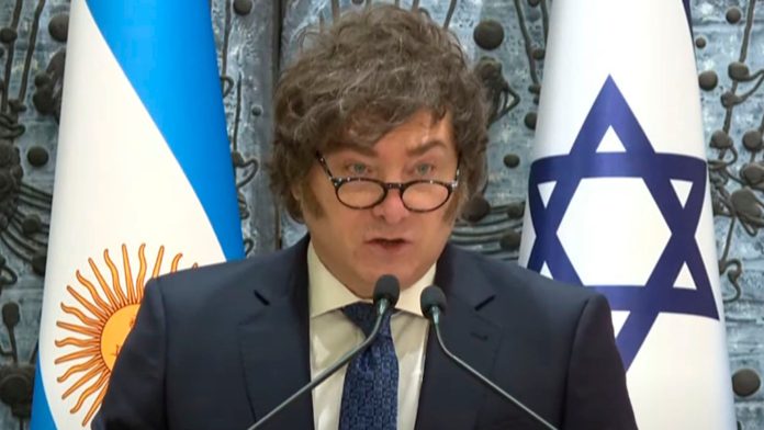 Javier Milei planea anunciar el traslado de la embajada a Jerusalén durante su nuevo viaje a Israel
