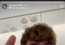 Nicolás Paz sufrió un fuerte golpe en la cabeza en Como y debió ser hospitalizado por una pérdida momentánea de visión