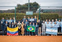 Argentina finalizó en el 3° puesto el Campeonato Sudamericano Sub 14 de tenis en Rosario